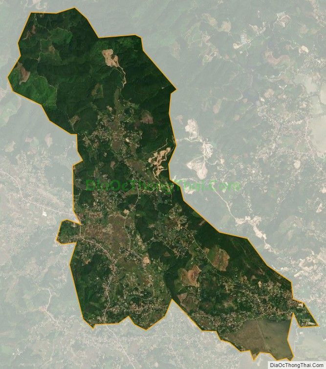Bản đồ vệ tinh xã Tất Thắng, huyện Thanh Sơn