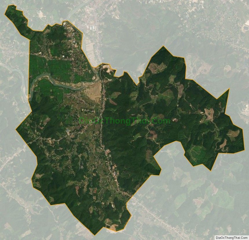 Bản đồ vệ tinh xã Thục Luyện, huyện Thanh Sơn