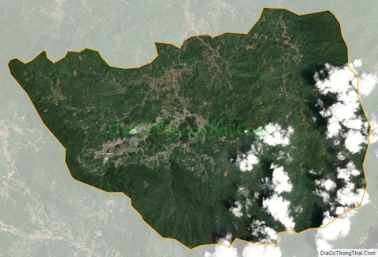 Bản đồ vệ tinh xã Thượng Cửu, huyện Thanh Sơn