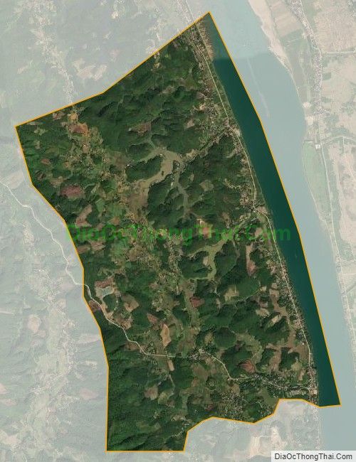 Bản đồ vệ tinh xã Tinh Nhuệ, huyện Thanh Sơn