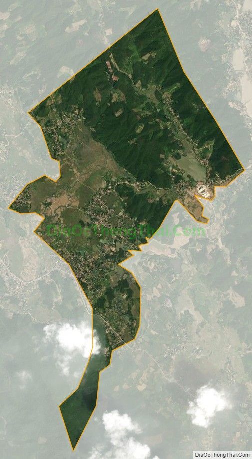 Bản đồ vệ tinh xã Yên Lãng, huyện Thanh Sơn