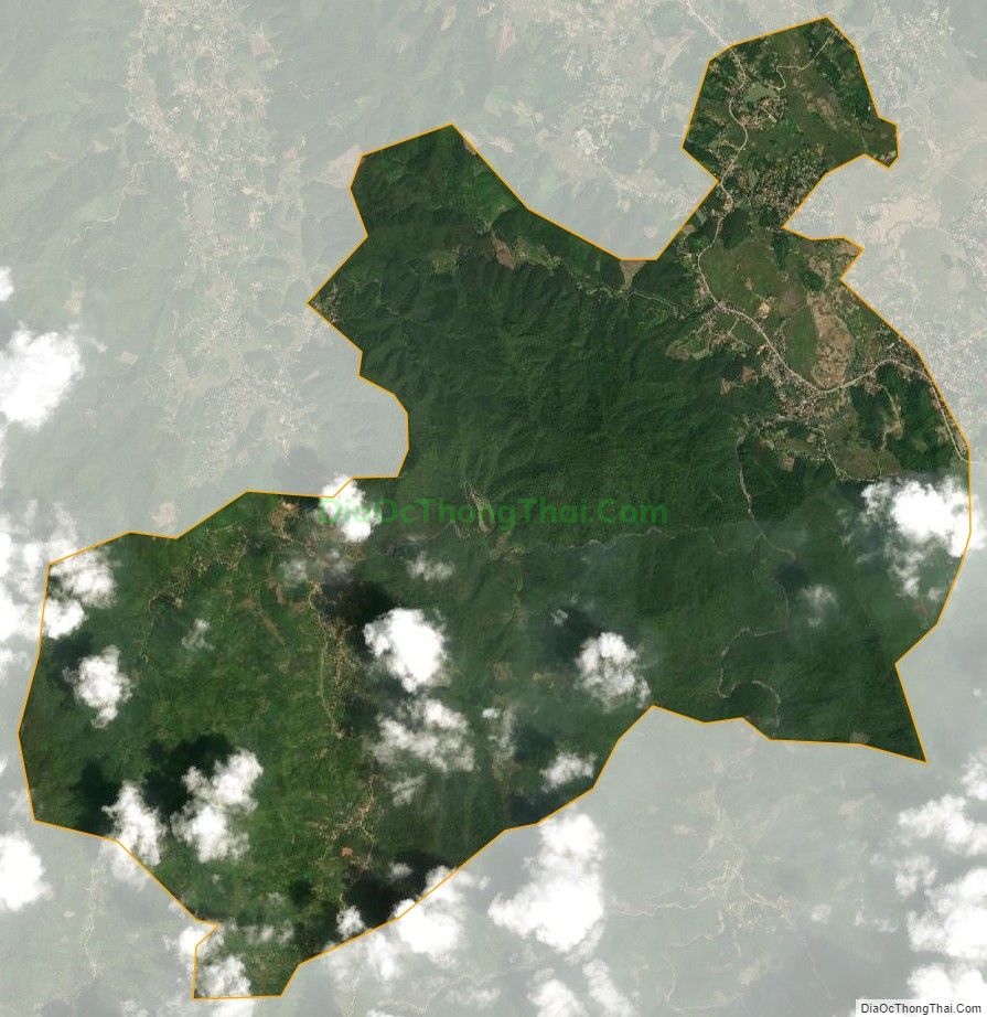 Bản đồ vệ tinh xã Yên Lương, huyện Thanh Sơn