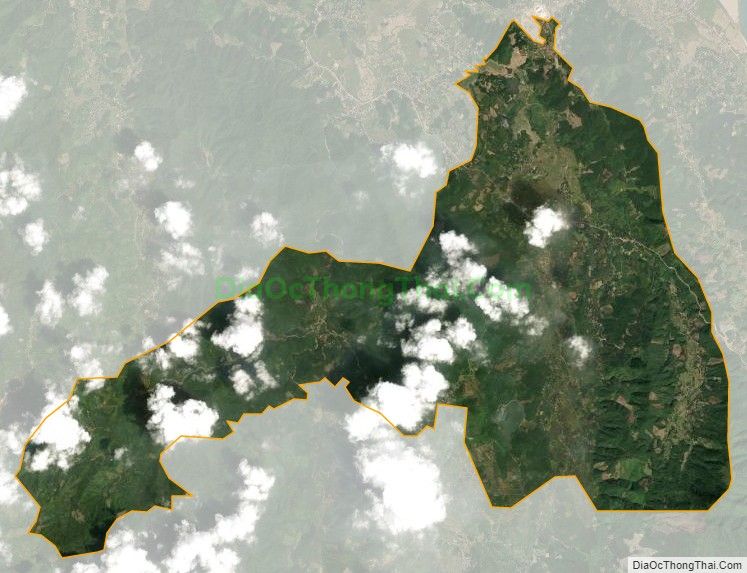 Bản đồ vệ tinh xã Yên Sơn, huyện Thanh Sơn