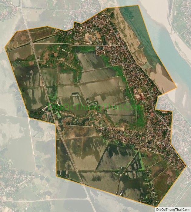 Bản đồ vệ tinh xã Bảo Yên, huyện Thanh Thủy