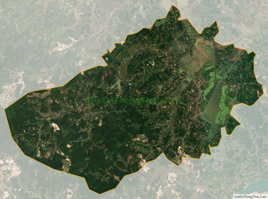 Bản đồ vệ tinh xã Đào Xá, huyện Thanh Thủy