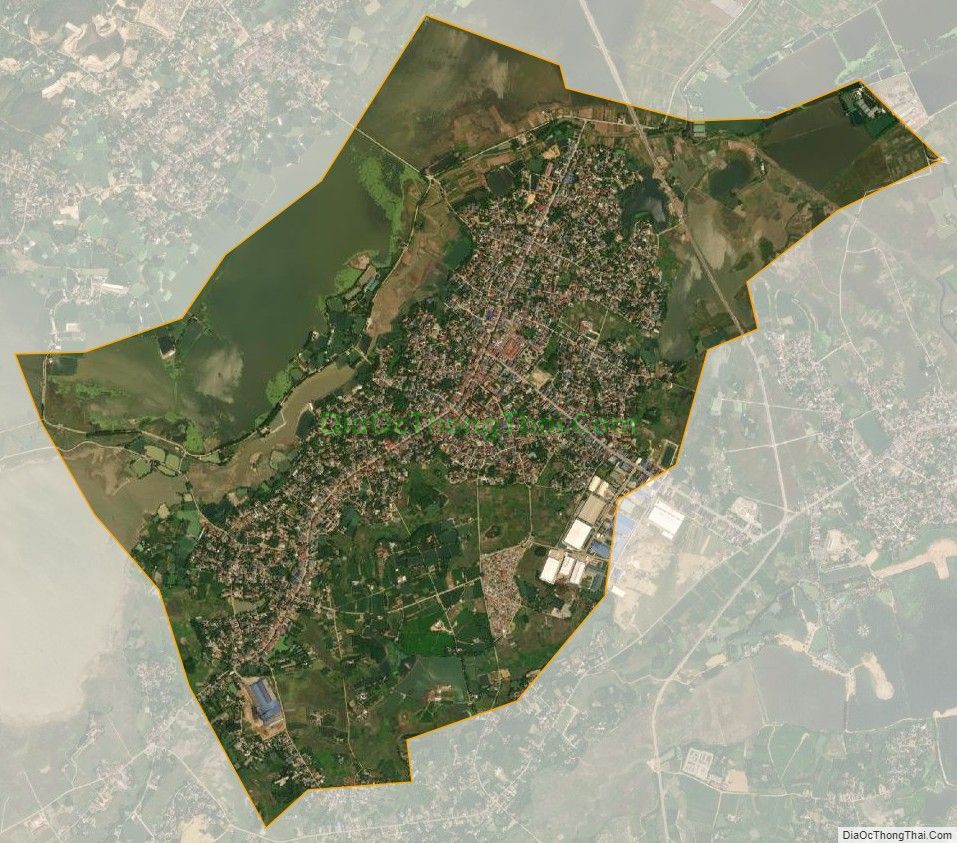 Bản đồ vệ tinh xã Hoàng Xá, huyện Thanh Thủy