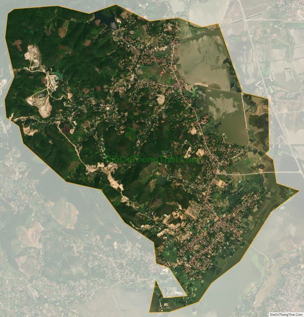Bản đồ vệ tinh xã Sơn Thủy, huyện Thanh Thủy