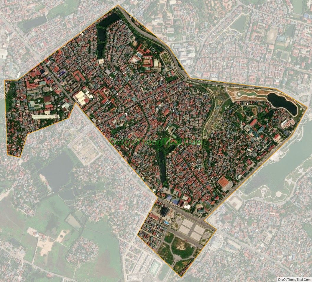 Bản đồ vệ tinh phường Gia Cẩm, thành phố Việt Trì