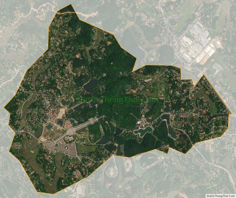 Bản đồ vệ tinh xã Hy Cương, thành phố Việt Trì