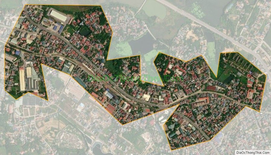 Bản đồ vệ tinh phường Vân Cơ, thành phố Việt Trì