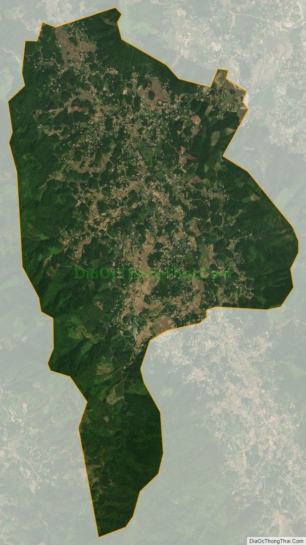 Bản đồ vệ tinh xã Đồng Lạc, huyện Yên Lập