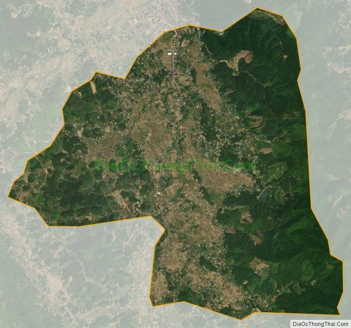 Bản đồ vệ tinh xã Đồng Thịnh, huyện Yên Lập