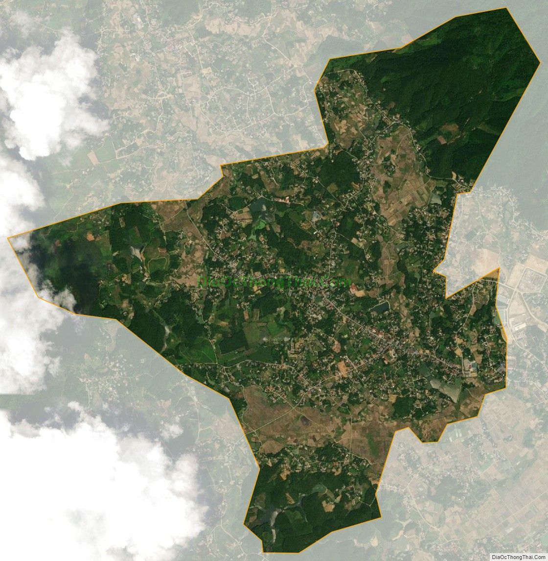 Bản đồ vệ tinh xã Hưng Long, huyện Yên Lập