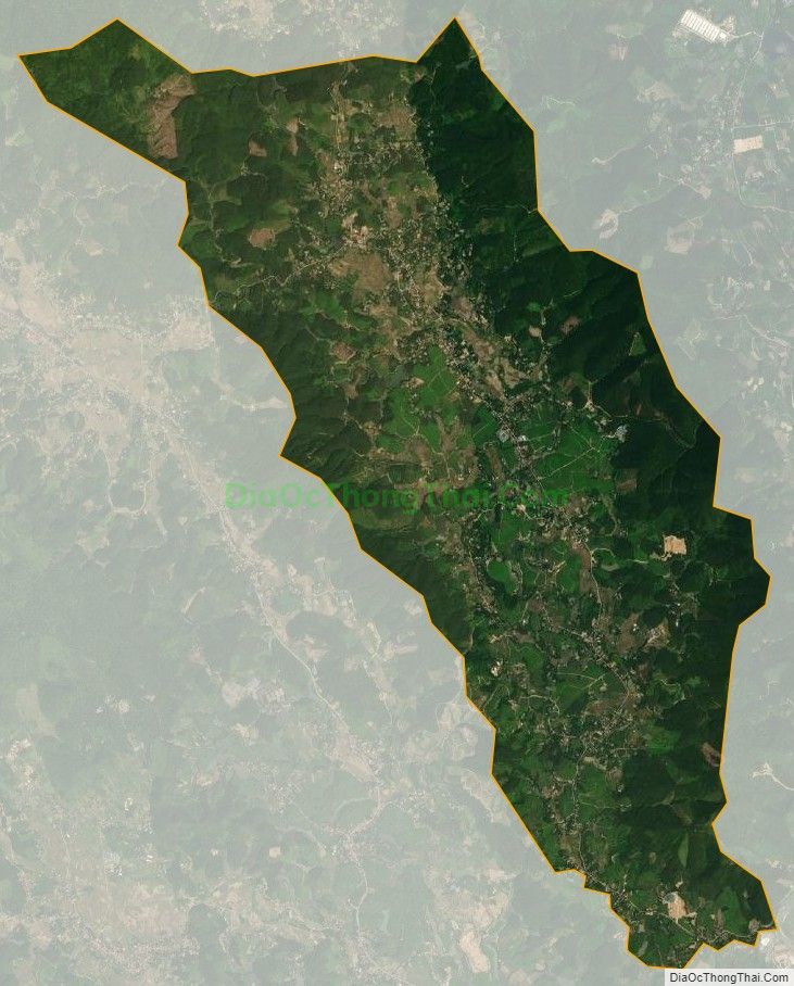 Bản đồ vệ tinh xã Ngọc Đồng, huyện Yên Lập