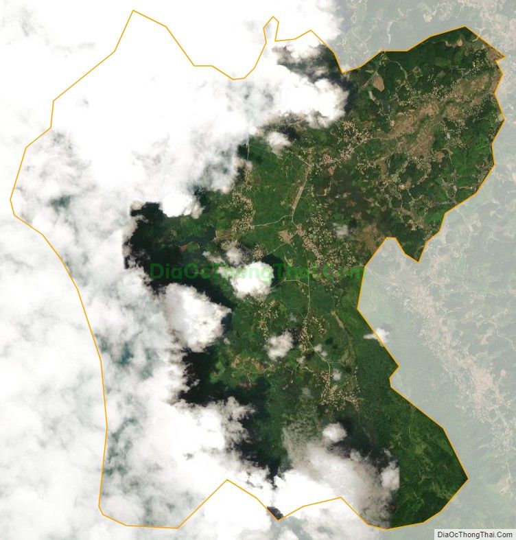 Bản đồ vệ tinh xã Thượng Long, huyện Yên Lập
