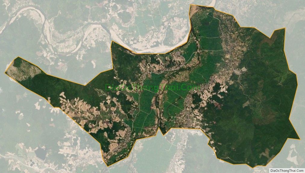 Bản đồ vệ tinh xã Xuân Quang 3, huyện Đồng Xuân