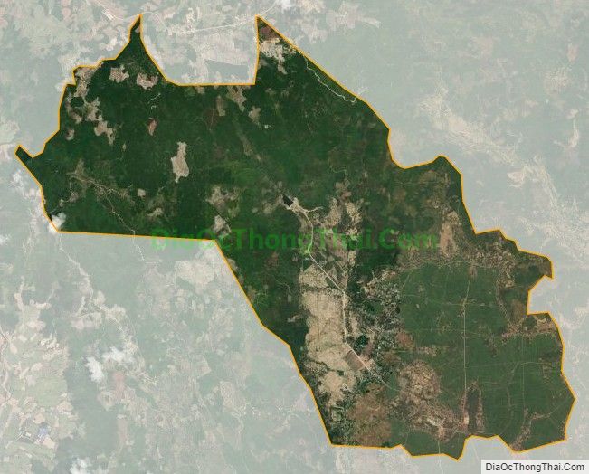 Bản đồ vệ tinh xã Hòa Quang Bắc, huyện Phú Hòa