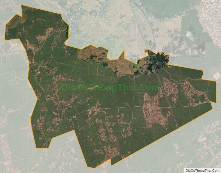 Bản đồ vệ tinh xã Hòa Trị, huyện Phú Hòa