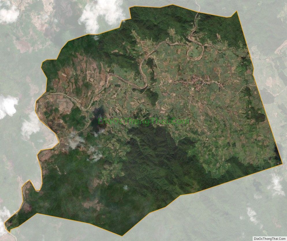 Bản đồ vệ tinh xã Cà Lúi, huyện Sơn Hòa