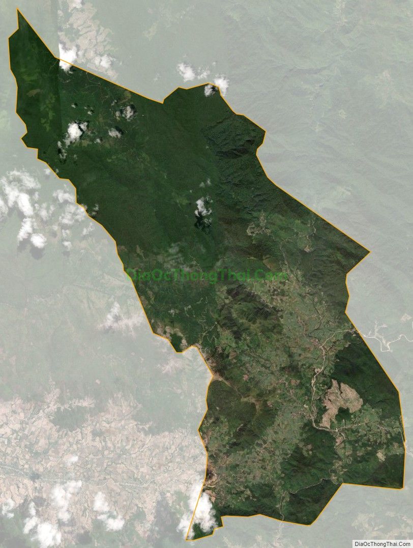 Bản đồ vệ tinh xã Phước Tân, huyện Sơn Hòa