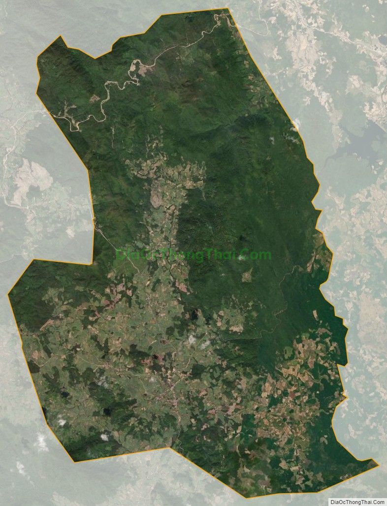 Bản đồ vệ tinh xã Sơn Hội, huyện Sơn Hòa