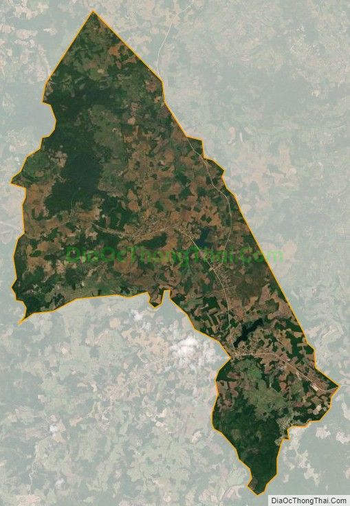 Bản đồ vệ tinh xã Sơn Long, huyện Sơn Hòa
