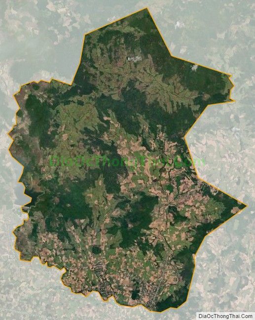 Bản đồ vệ tinh xã Sơn Nguyên, huyện Sơn Hòa