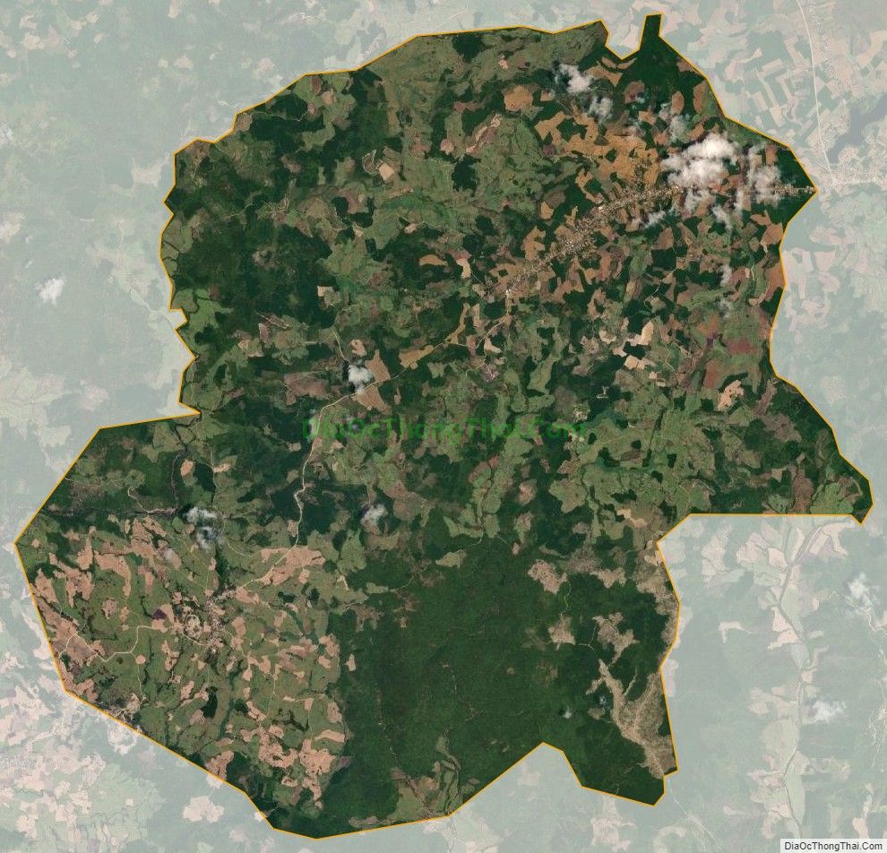 Bản đồ vệ tinh xã Sơn Xuân, huyện Sơn Hòa