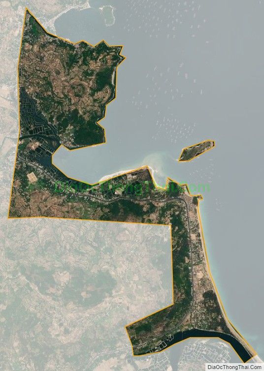 Bản đồ vệ tinh phường Xuân Đài, thị xã Sông Cầu