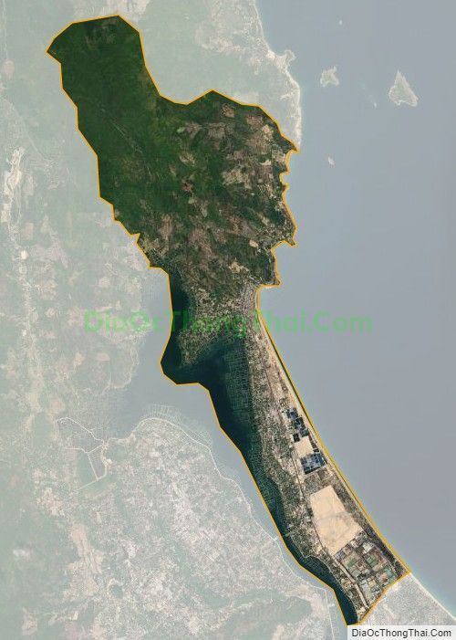 Bản đồ vệ tinh xã Xuân Hải, thị xã Sông Cầu