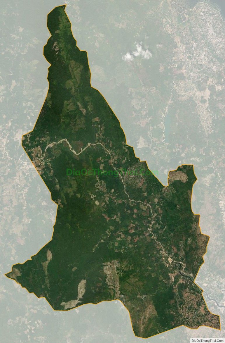 Bản đồ vệ tinh xã Xuân Lâm, thị xã Sông Cầu