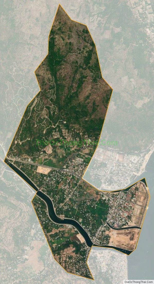 Bản đồ vệ tinh phường Xuân Phú, thị xã Sông Cầu