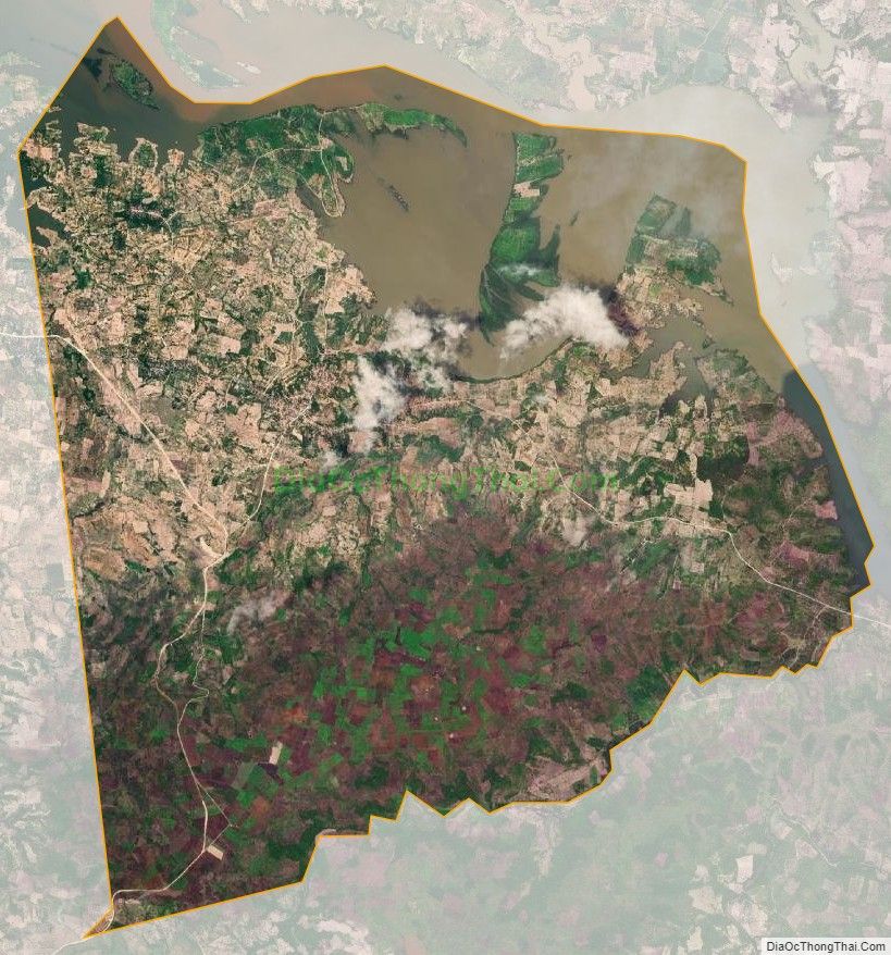 Bản đồ vệ tinh xã Ea Lâm, huyện Sông Hinh