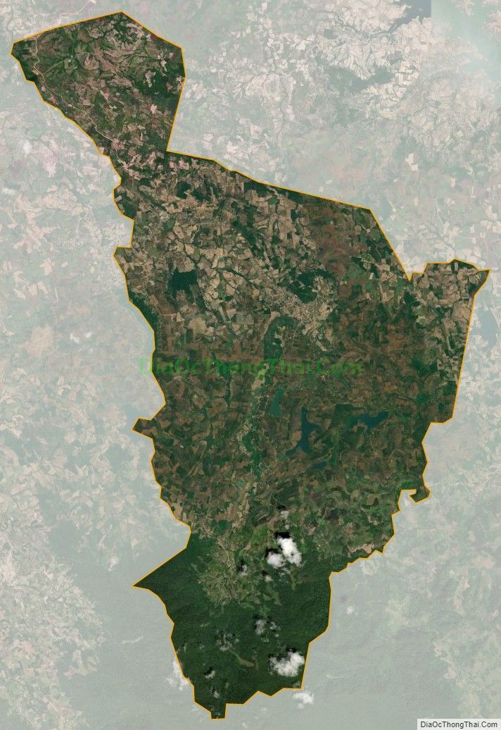 Bản đồ vệ tinh xã Ea Bar, huyện Sông Hinh
