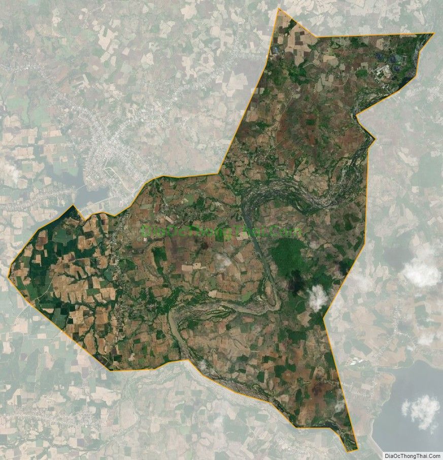 Bản đồ vệ tinh xã Ea Bia, huyện Sông Hinh