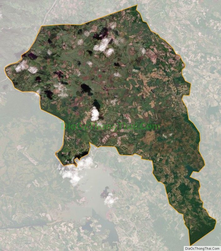 Bản đồ vệ tinh xã Ea Ly, huyện Sông Hinh