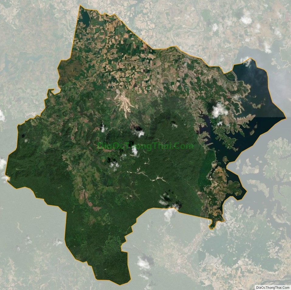 Bản đồ vệ tinh xã Ea Trol, huyện Sông Hinh