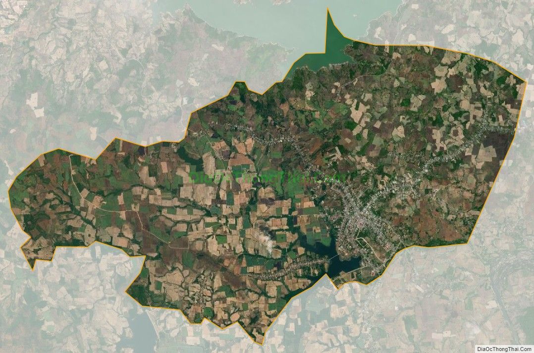 Bản đồ vệ tinh Thị trấn Hai Riêng, huyện Sông Hinh