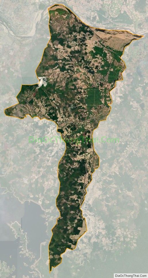 Bản đồ vệ tinh xã Sơn Giang, huyện Sông Hinh
