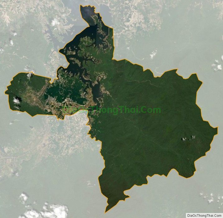 Bản đồ vệ tinh xã Sông Hinh, huyện Sông Hinh