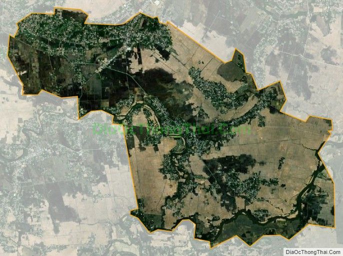 Bản đồ vệ tinh xã Hòa Đồng, huyện Tây Hòa