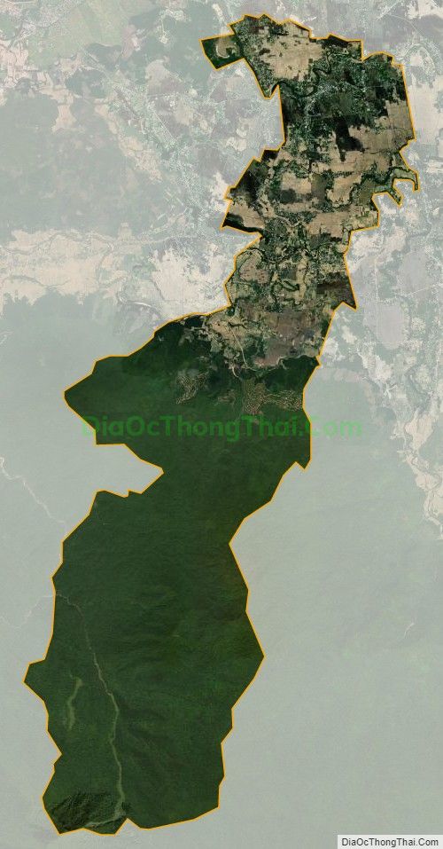 Bản đồ vệ tinh xã Hòa Mỹ Đông, huyện Tây Hòa
