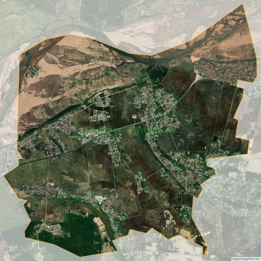 Bản đồ vệ tinh xã Hòa Phong, huyện Tây Hòa