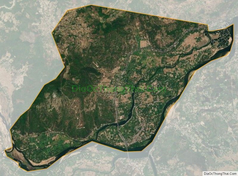 Bản đồ vệ tinh xã An Dân, huyện Tuy An