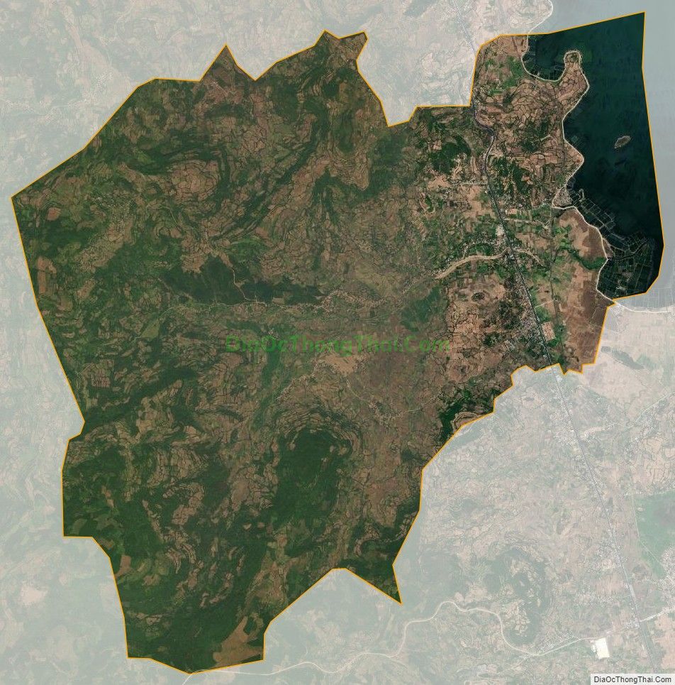 Bản đồ vệ tinh xã An Hiệp, huyện Tuy An