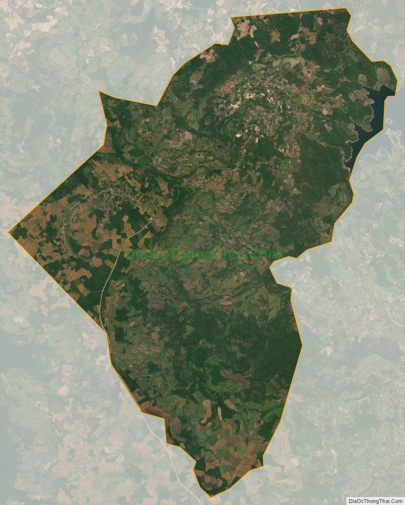 Bản đồ vệ tinh xã An Xuân, huyện Tuy An