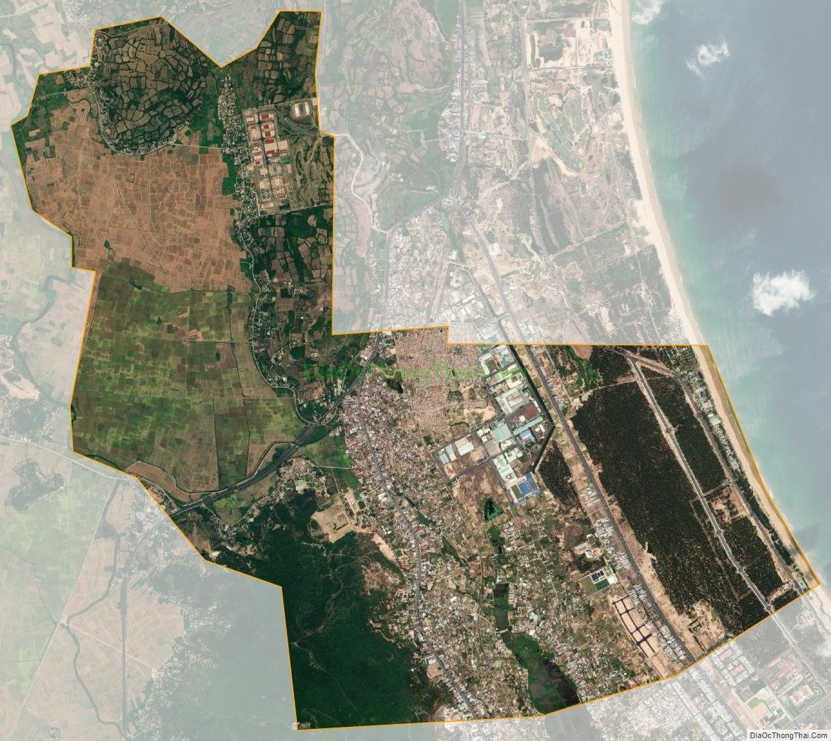 Bản đồ vệ tinh xã Bình Kiến, thành phố Tuy Hòa
