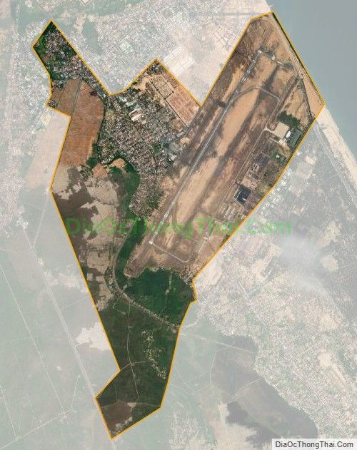Bản đồ vệ tinh phường Phú Thạnh, thành phố Tuy Hòa