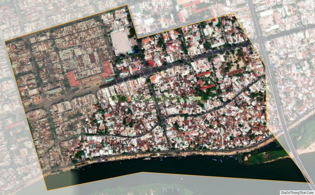 Bản đồ vệ tinh Phường 4, thành phố Tuy Hòa