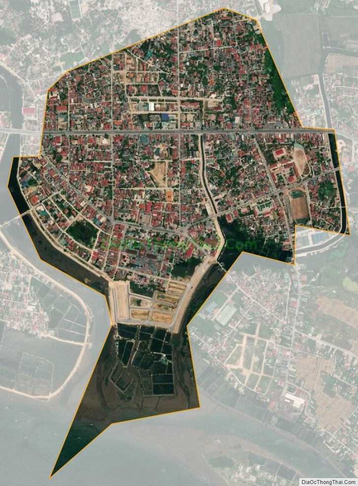 Bản đồ vệ tinh phường Ba Đồn, thị xã Ba Đồn
